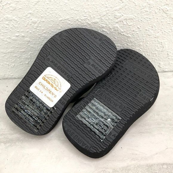 Rainbow Grombows Nubuck Flip Flop Sandals with Backstrap NEW! - Picture 4 of 5